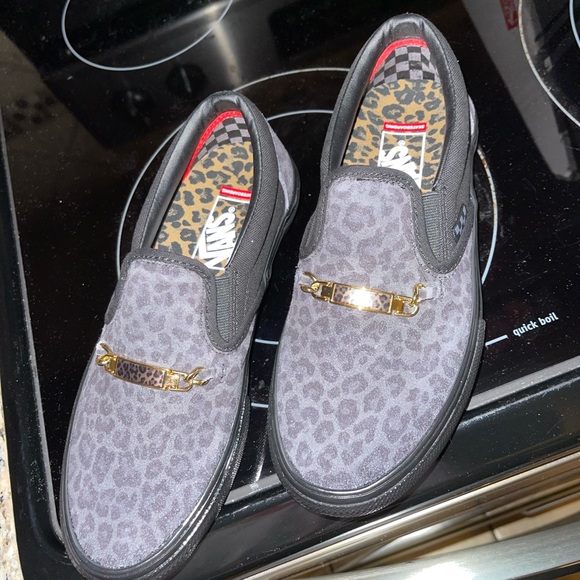 Slip on cherry cheetah vans. - Picture 5 of 5
